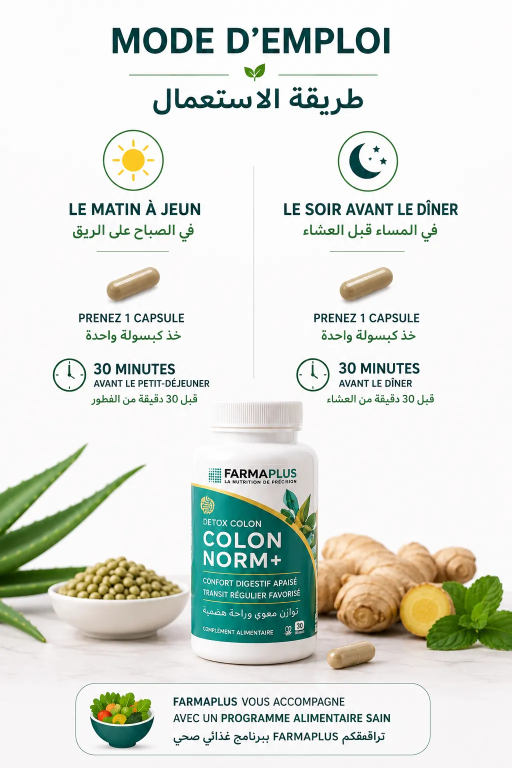 Mode d’emploi bilingue Colon Norm+